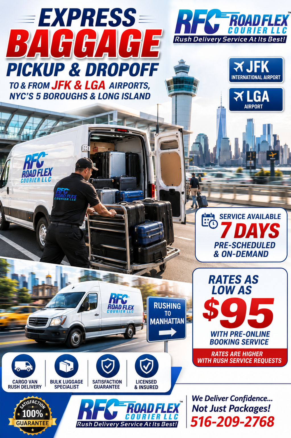JFK & LGA  Luggage Couriers